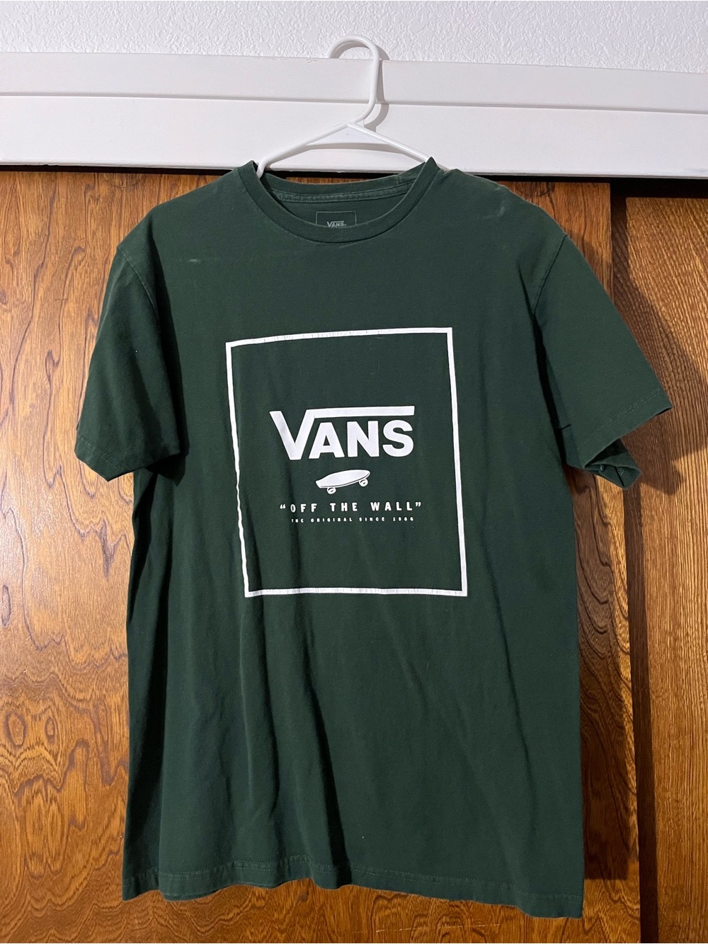 Vans Men's Forest Green Short Sleeve Logo Tee